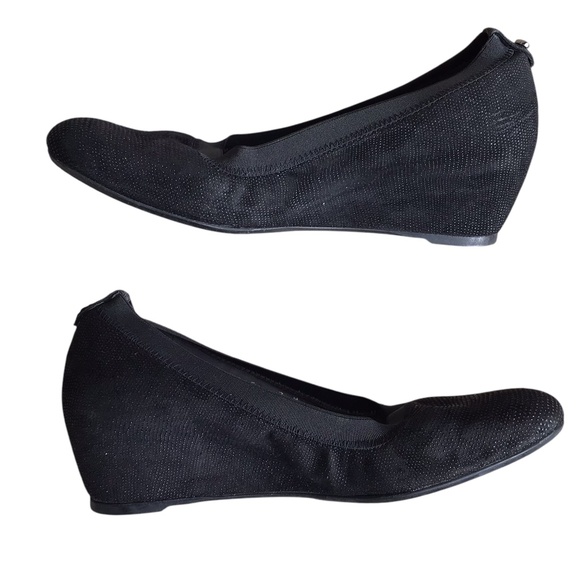 Stuart Weitzman Black Wedge Heels - Picture 14 of 15